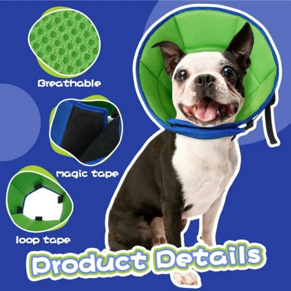 Kuoser Soft Dog Cone Collar After Surgery Adjustable Dog Recovery Size Large - Picture 8 of 14